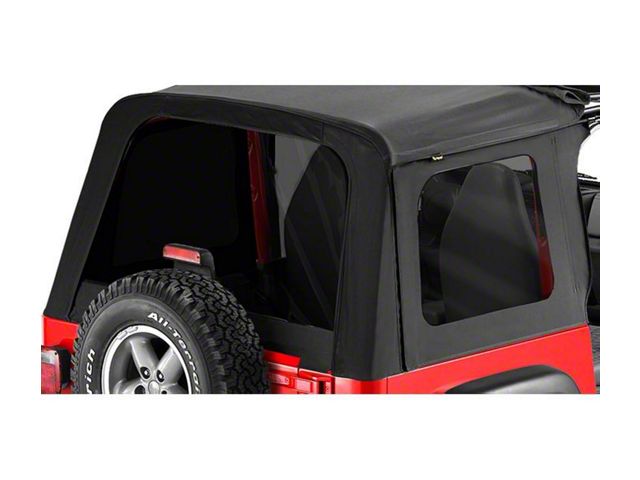 Bestop Tinted Replacement Window Kit for Sunrider; Black Diamond (97-06 Jeep Wrangler TJ, Excluding Unlimited)