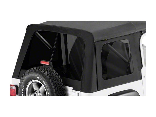 Bestop Tinted Replacement Window Kit for Supertop Classic; Black Denim (97-06 Jeep Wrangler TJ, Excluding Unlimited)