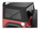 Bestop Tinted Replacement Window Kit for Supertop NX or Replace-A-Top; Black Twill (07-18 Jeep Wrangler JK 2-Door)