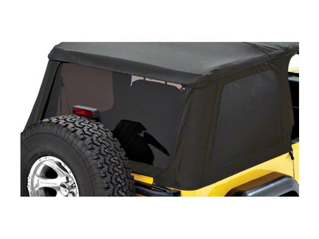 Bestop Tinted Replacement Window Kit for Trektop NX; Black Denim (97-06 Jeep Wrangler TJ, Excluding Unlimited)