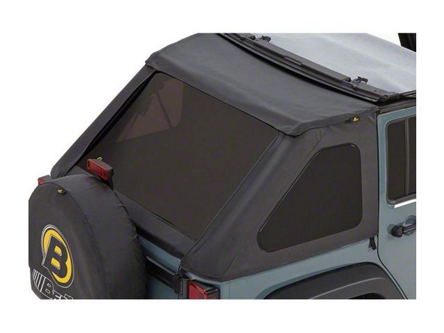 Bestop Tinted Replacement Window Kit for Trektop NX; Black Diamond (07-18 Jeep Wrangler JK 4-Door)