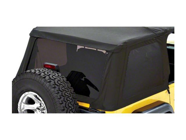 Bestop Tinted Replacement Window Kit for Trektop NX; Black Twill (97-06 Jeep Wrangler TJ, Excluding Unlimited)