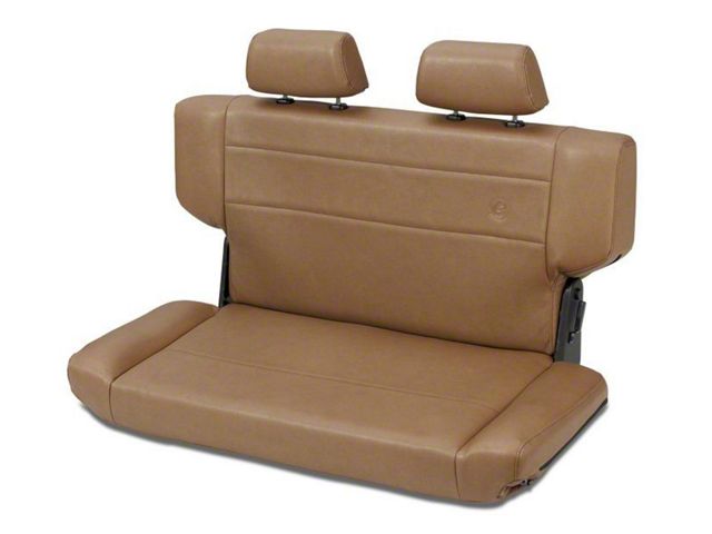 Bestop Trailmax II Fold and Tumble Rear Bench Seat; Spice (97-06 Jeep Wrangler TJ)