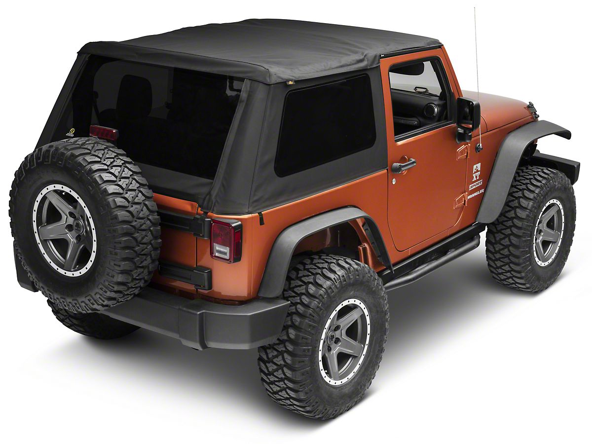 Bestop Jeep Wrangler Trektop Nx Soft Top Black Diamond 56852 35