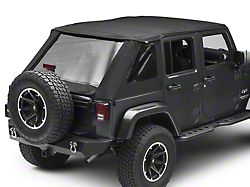 Bestop Trektop NX Soft Top; Black Twill (07-18 Jeep Wrangler JK 4-Door)