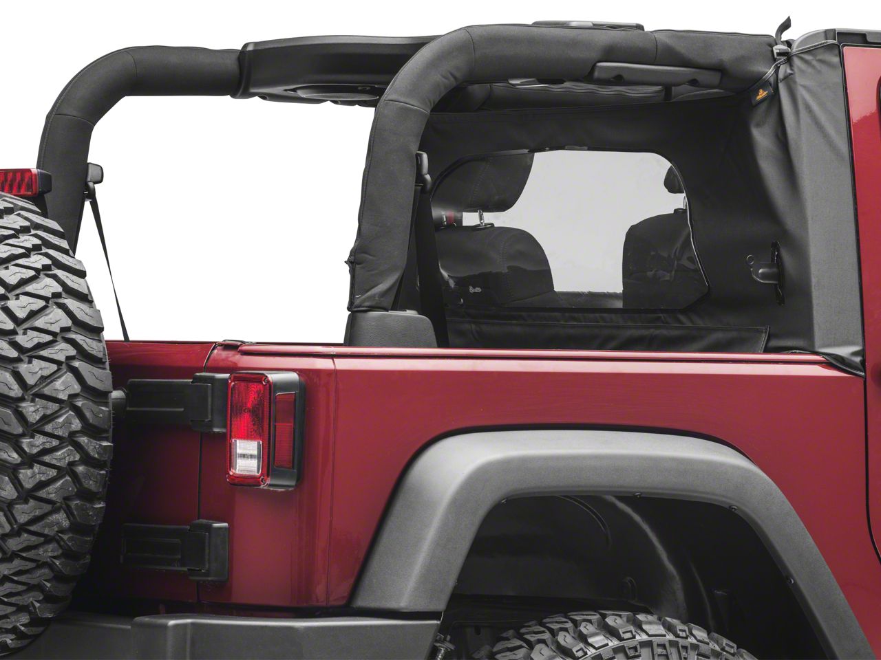 Bestop Jeep Wrangler Wrap Around Windjammer Black Diamond 80041