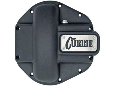 Currie Iron Differential Cover for Dana 44 Housings; Textured Black (07-18 Jeep Wrangler JK)