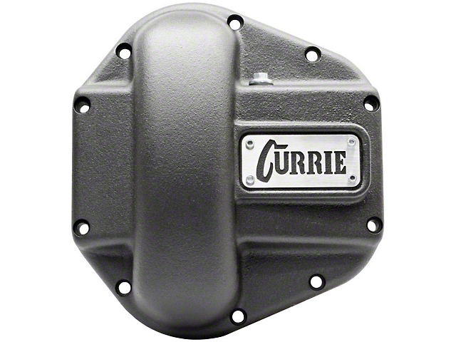 Currie Iron Differential Cover for Dana 60 and 70 Housings; Textured Black (07-18 Jeep Wrangler JK)