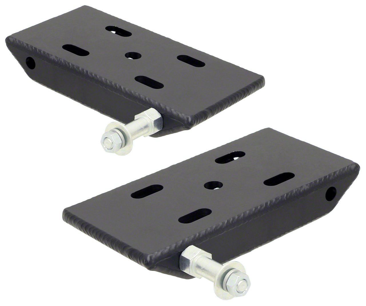 RockJock Jeep Wrangler Heavy Duty Spring Plates w/ Sway Bar Mounts for ...