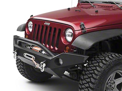 OR-Fab Jeep Wrangler Full Width Front Bumper with Center Winch Mount 83228  (07-18 Jeep Wrangler JK)