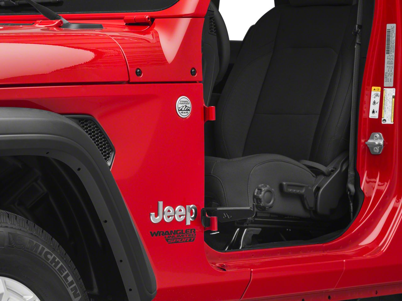 jeep wrangler door foot pegs