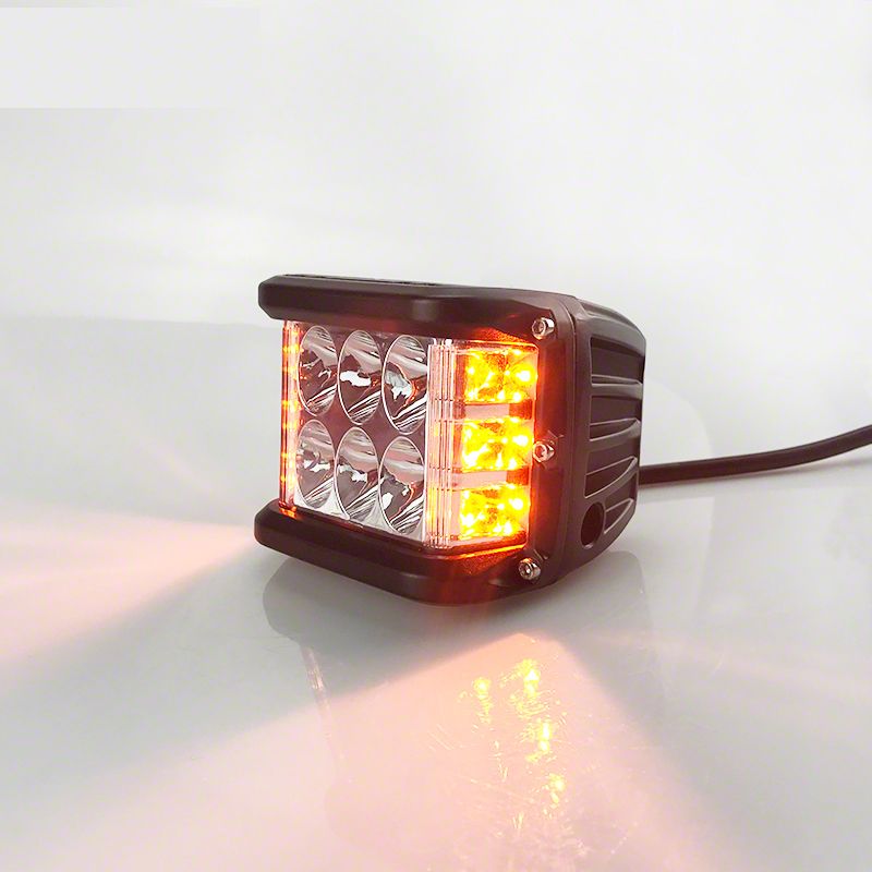 Lifetime LED Jeep Wrangler Dual Color Strobe LED Cube Light LLLAWS