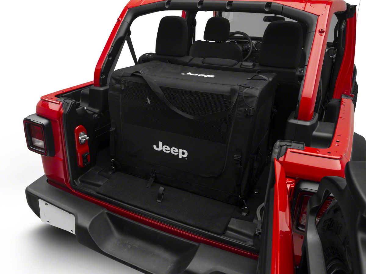 Mopar Jeep Wrangler Collapsible Pet Kennel 82213729AB (18-23 Jeep Wrangler  JL) - Free Shipping