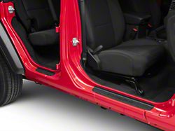 Mopar Door Sill Guards; Black (18-26 Jeep Wrangler JL 4-Door)