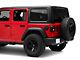 Mopar Fuel Door with Jeep Logo; Black (18-24 Jeep Wrangler JL)