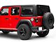 Mopar Fuel Door with Jeep Logo; Satin Chrome (18-22 Jeep Wrangler JL)