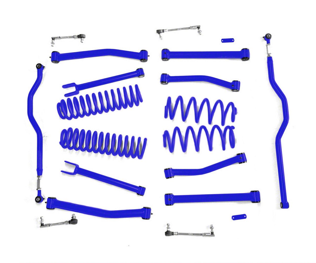Steinjager Jeep Wrangler 4 In Advanced Lift Kit Southwest Blue J 07 18 Jeep Wrangler Jk