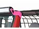 Steinjager 50-Inch LED Light Bar with Windshield Frame Mounting Brackets; Hot Pink (97-06 Jeep Wrangler TJ)