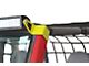 Steinjager 50-Inch LED Light Bar Windshield Frame Mounting Brackets; Lemon Peel (97-06 Jeep Wrangler TJ)