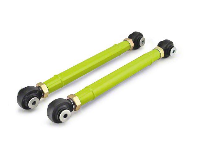 Steinjager Adjustable Front Lower Control Arms for 0 to 6-Inch Lift; Gecko Green (97-06 Jeep Wrangler TJ)