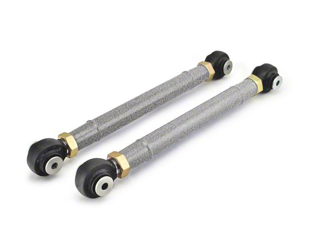 Steinjager Adjustable Front Lower Control Arms for 0 to 6-Inch Lift; Gray Hammertone (97-06 Jeep Wrangler TJ)