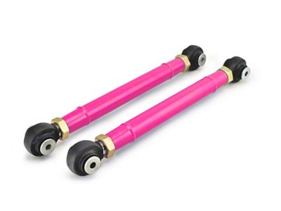 Steinjager Adjustable Front Lower Control Arms for 0 to 6-Inch Lift; Hot Pink (97-06 Jeep Wrangler TJ)