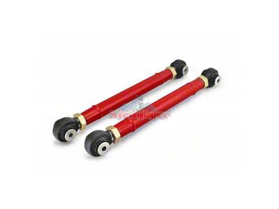 Steinjager Adjustable Front Lower Control Arms for 0 to 6-Inch Lift; Red Baron (97-06 Jeep Wrangler TJ)