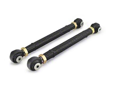 Steinjager Adjustable Front Lower Control Arms for 0 to 6-Inch Lift; Texturized Black (97-06 Jeep Wrangler TJ)