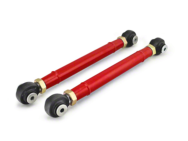 Steinjager Adjustable Rear Lower Control Arms for 0 to 6-Inch Lift; Red Baron (97-06 Jeep Wrangler TJ)