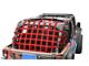 Steinjager Cargo Net; Red (07-18 Jeep Wrangler JK 4-Door)