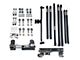 Steinjager Chrome Moly Tube Long Arm Tavel Kit for 2 to 6-Inch Lift; Bare Metal (97-06 Jeep Wrangler TJ)