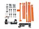 Steinjager Chrome Moly Tube Long Arm Tavel Kit for 2 to 6-Inch Lift; Fluorescent Orange (97-06 Jeep Wrangler TJ)