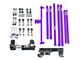 Steinjager Chrome Moly Tube Long Arm Tavel Kit for 2 to 6-Inch Lift; Sinbad Purple (97-06 Jeep Wrangler TJ)