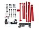 Steinjager DOM Tube Long Arm Travel Kit for 2 to 6-Inch Lift; Red Baron (97-06 Jeep Wrangler TJ)