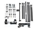 Steinjager DOM Tube Long Arm Travel Kit for 2 to 6-Inch Lift; Texturized Black (97-06 Jeep Wrangler TJ)