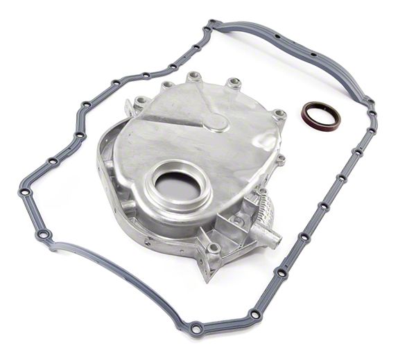 Jeep Wrangler Engine Timing Cover w/ Molded Rubber Oil Pan Gasket (87
