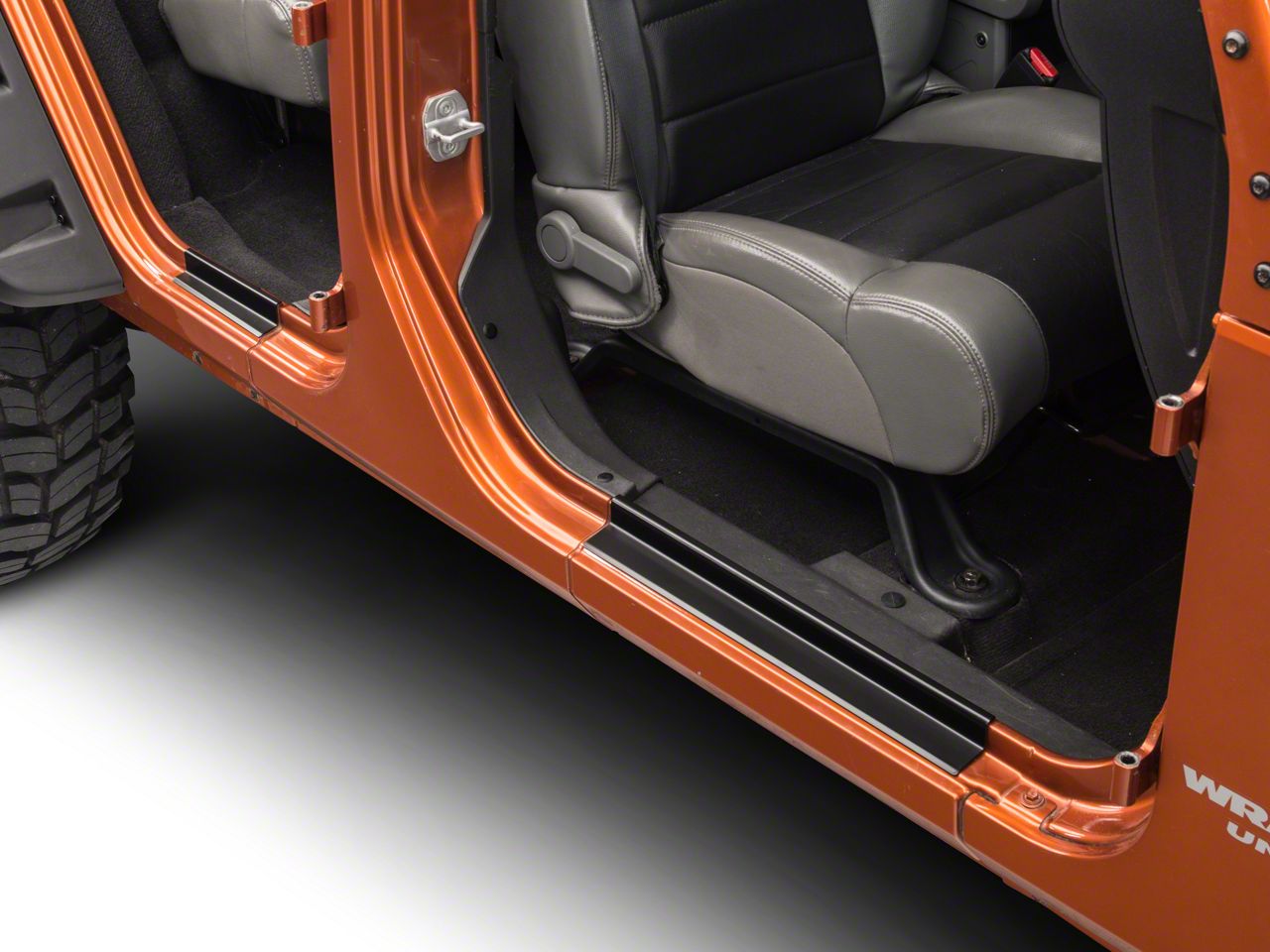 Rugged Ridge Jeep Wrangler Door Entry Guards Black 11216.11 (0718