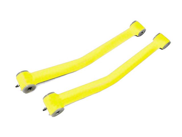 Steinjager Fixed Front Lower Control Arms for 2.50 to 4-Inch Lift; Neon Yellow (07-18 Jeep Wrangler JK)