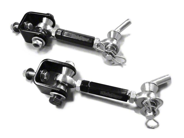 Steinjager Front Sway Bar End Links with Quick Disconnects for Stock Height (97-06 Jeep Wrangler TJ)