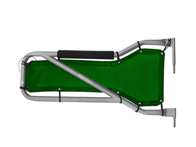Steinjager Front Tube Door Mesh Covers; Dark Green (07-18 Jeep Wrangler JK)