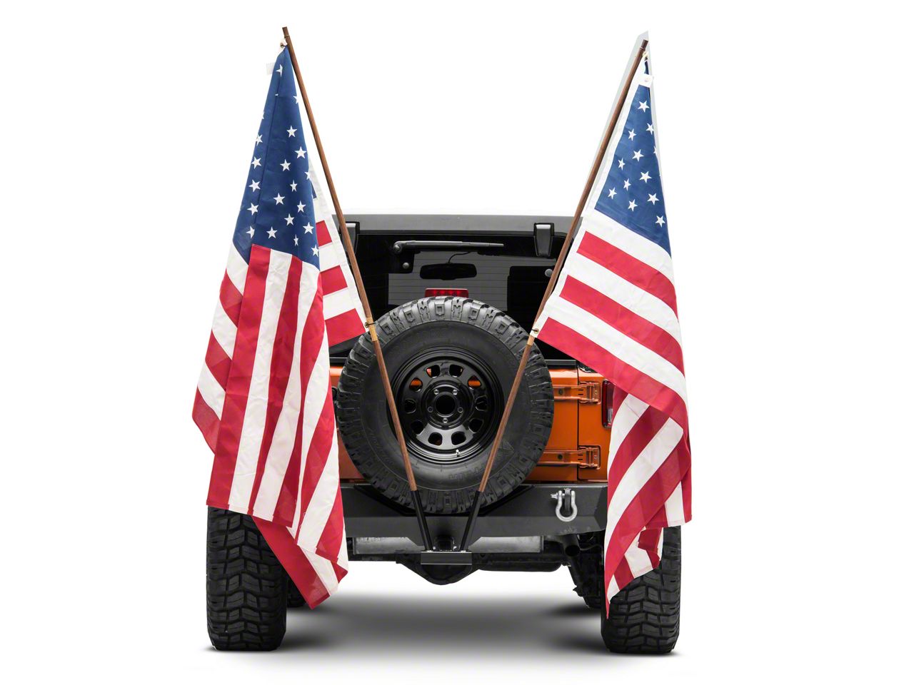 receiver flag mount