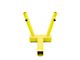 Steinjager Hitch Mounted Dual Flag Holder; Neon Yellow (Universal; Some Adaptation May Be Required)