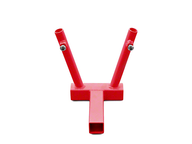 Steinjager Hitch Mounted Dual Flag Holder; Red Baron (Universal; Some Adaptation May Be Required)