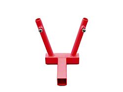 Steinjager Hitch Mounted Dual Flag Holder; Red Baron (Universal; Some Adaptation May Be Required)