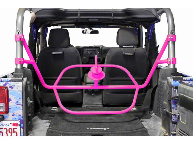 Steinjager Internal Spare Tire Carrier; Hot Pink (07-18 Jeep Wrangler JK 2-Door)