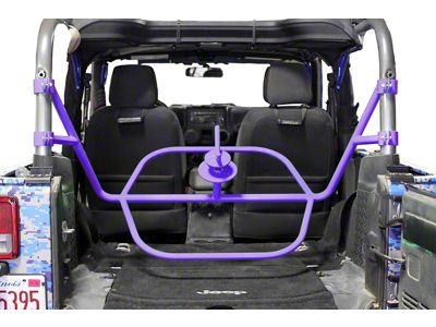 Steinjager Internal Spare Tire Carrier; Sinbad Purple (07-18 Jeep Wrangler JK 2-Door)