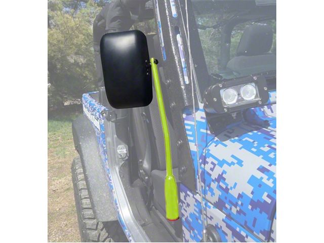Steinjager Premium Mirror Kit; Green (07-18 Jeep Wrangler JK)