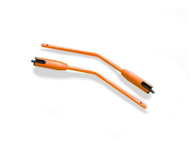 Steinjager Premium Mirror Legs; Fluorescent Orange (07-18 Jeep Wrangler JK)