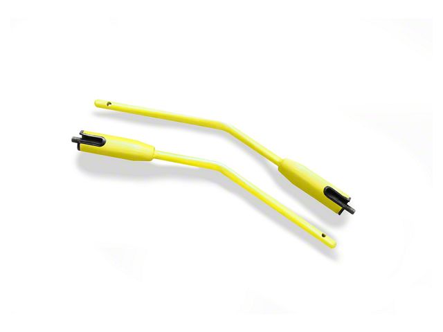 Steinjager Premium Mirror Legs; Neon Yellow (07-18 Jeep Wrangler JK)