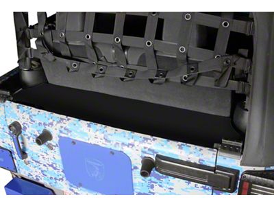Steinjager Rear Storage Box; Black (07-18 Jeep Wrangler JK 2-Door)